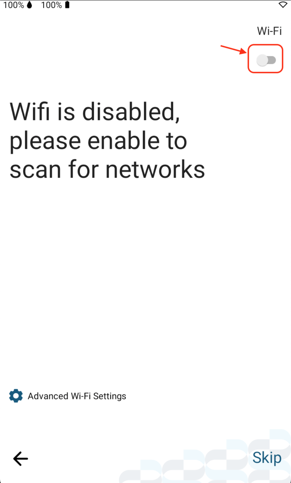 Setting up wifi on a BConnect device